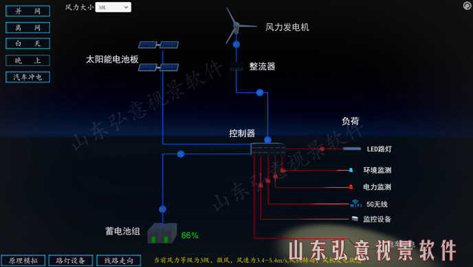 智慧路燈VR